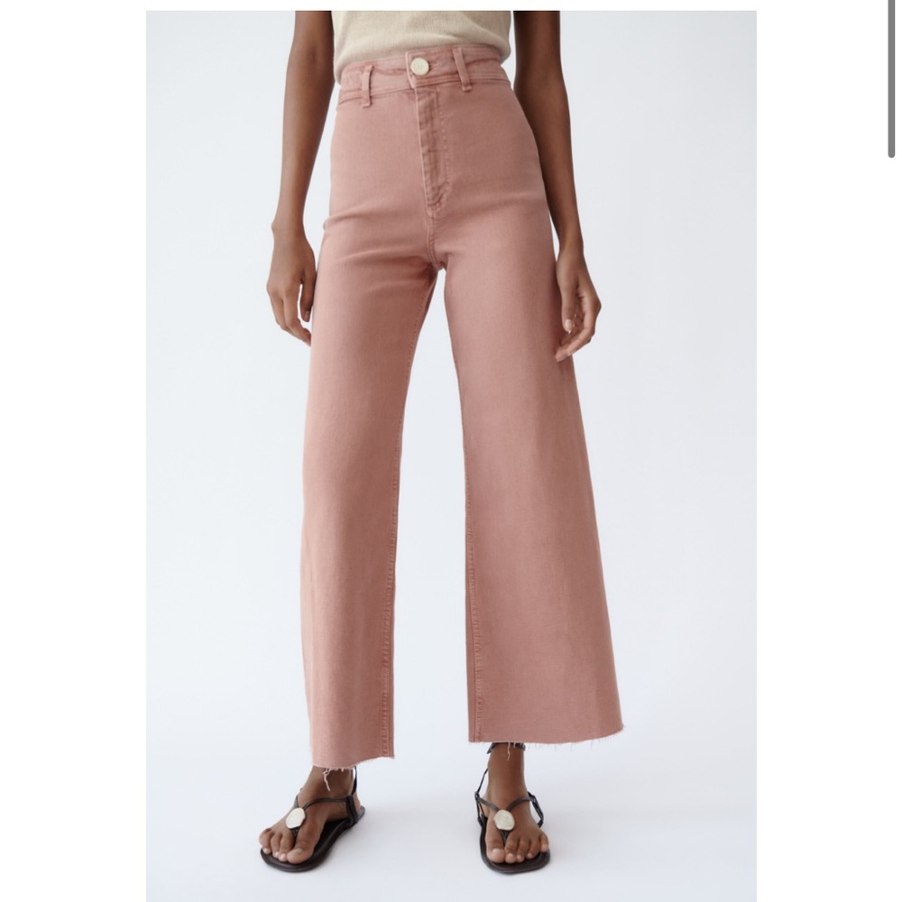 NWT! Zara Marine Straight High Rise Jeans - 6
